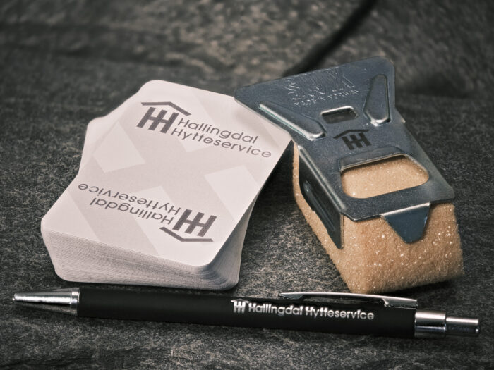 Hallingdal Hytteservice – branded merchandise