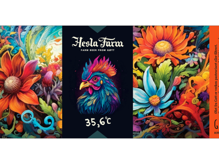 Hesla Farm – label design
