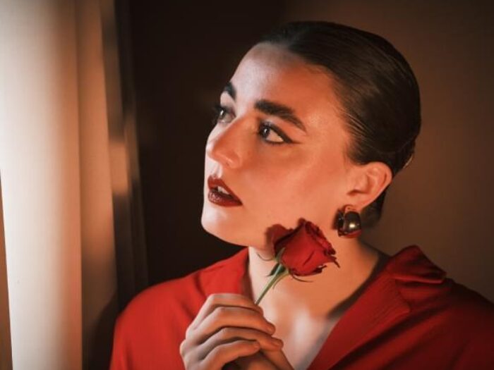 Portrait series with dramatic lighting