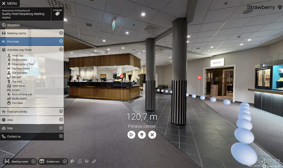 LIDAR skanning av Sarpsborg hotell